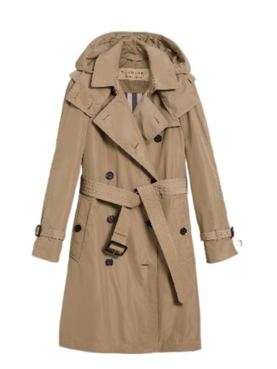 Burberry Jackets & Blazers - Burberry Amberford Hooded Trench Coat with Belt